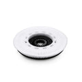 Disc brush white complete D41, πολύ μαλακό, άσπρο, 406 mm