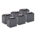 Battery kit Gel 6x 6V/240Ah, 36 V, 240 Ah, χωρίς ανάγκη για συντήρηση