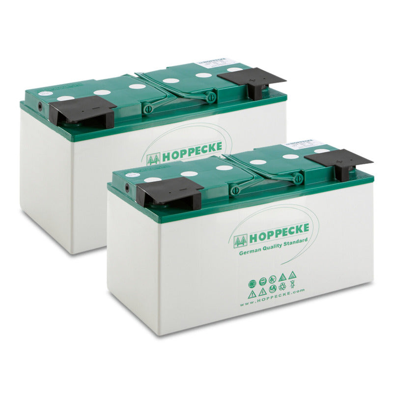 Battery kit AGM 2x 12V/80Ah, 24 V, 80 Ah, χωρίς ανάγκη για συντήρηση